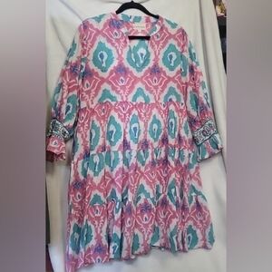 Sohana Ruffled Tiered Midi Dress Size XL